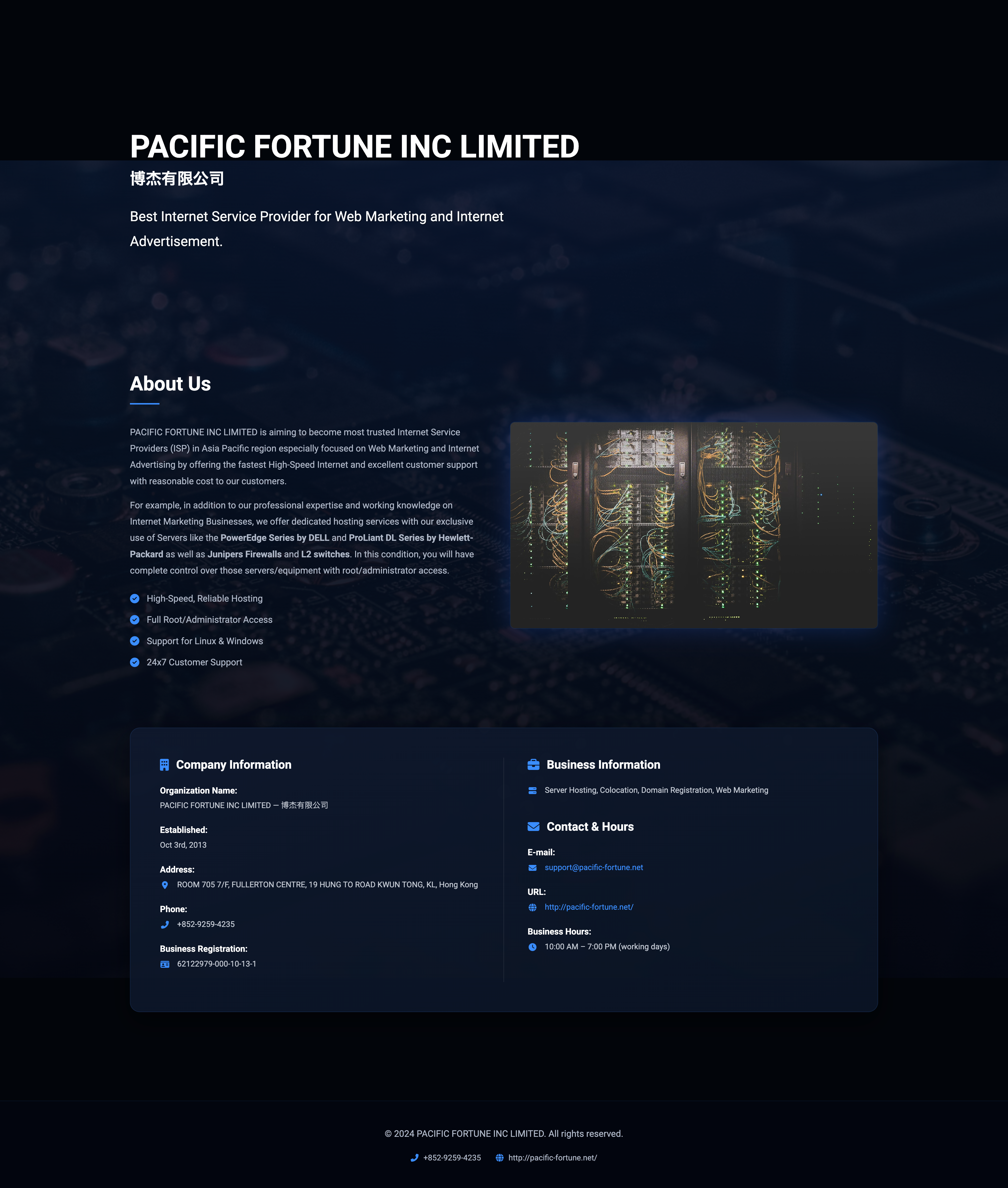 PACIFIC FORTUNE INC LIMITED